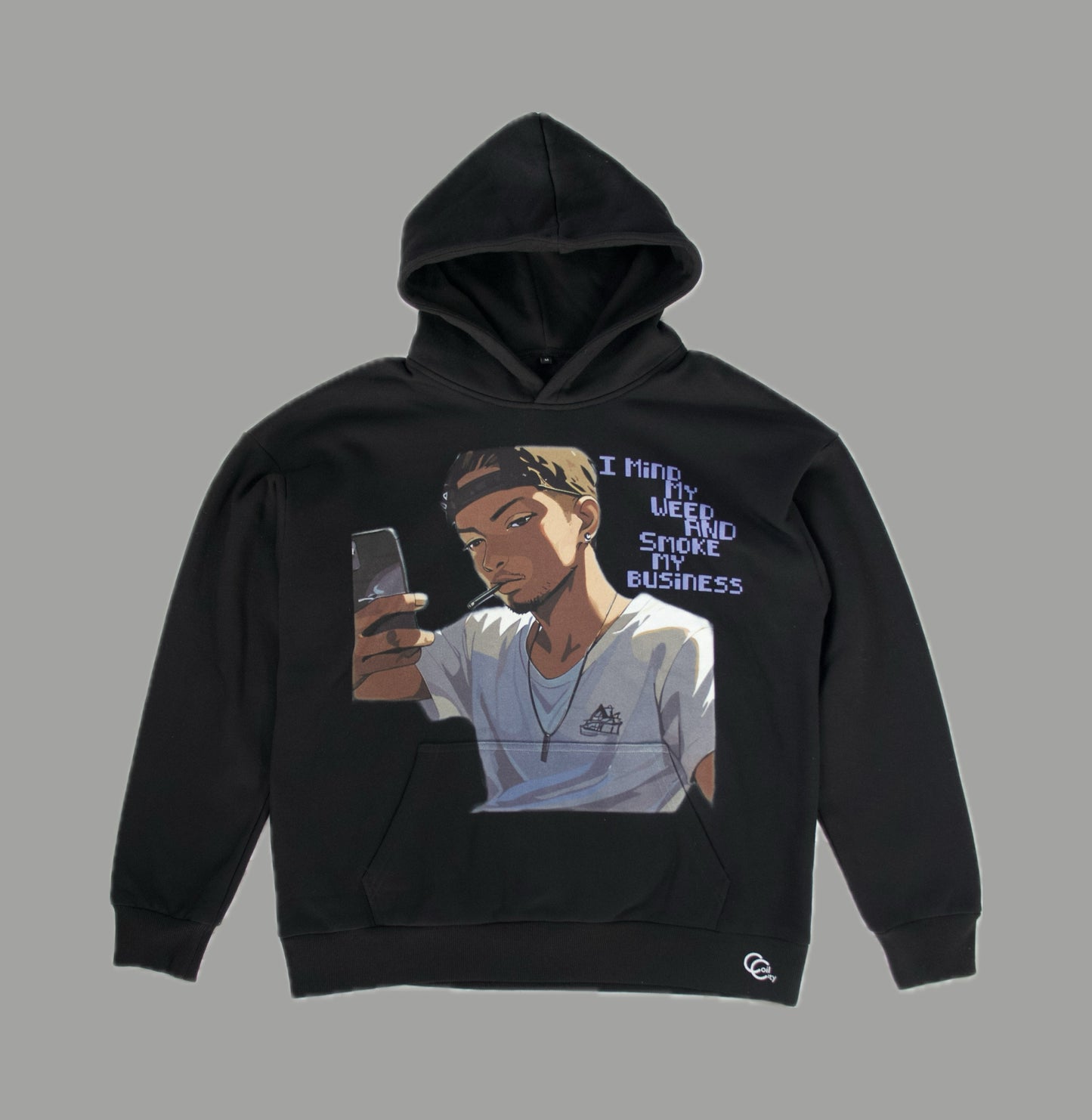 Oversized Mind My Business Hoodie Suit