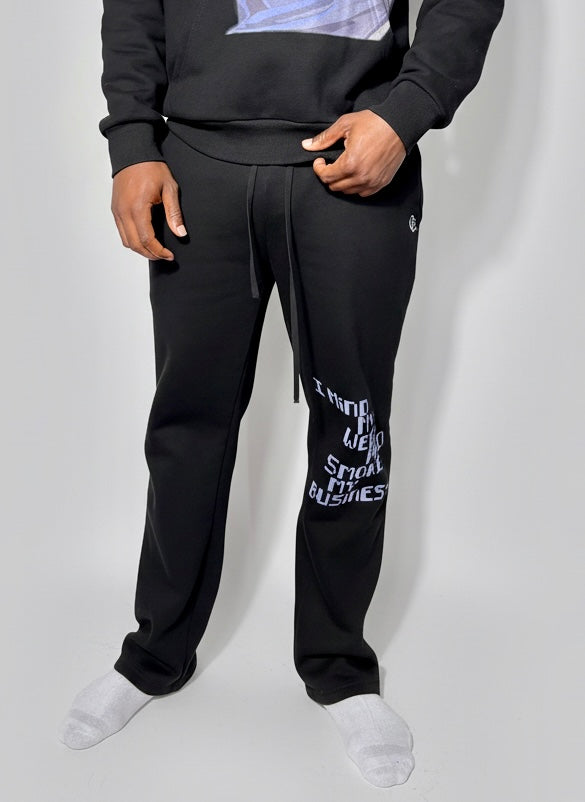 Oversized Mind My Business Hoodie Suit