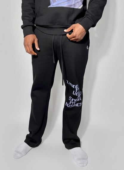 Oversized Mind My Business Hoodie Suit