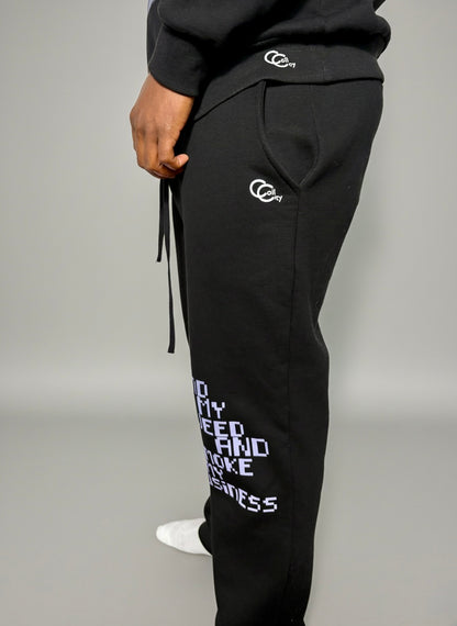 Oversized Mind My Business Hoodie Suit